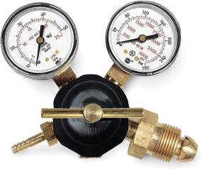 img 1 attached to Hobart 770198 Regulator Flowmeter Carbon: Optimal Gas Control Solution for Precise Welding