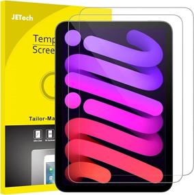 img 4 attached to 📱 JETech Screen Protector for iPad mini 6 (6th Gen, 2021) - Tempered Glass Film, 2-Pack: Ultimate Protection for Your Device's Screen!