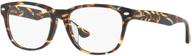 ray ban rx5359f eyeglasses spotted yellow logo