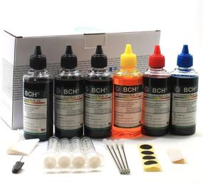 img 4 attached to 🖨️ BCH Printer Ink: Compatible for MG PG 240 243 245 CL 241 244 246 XL Cartridges - Bulk 600ml Refill Kit