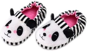 img 3 attached to 🏻 Csfry Toddler Cartoon Slippers - Cozy Bedroom Shoes for Boys