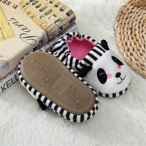 img 2 attached to 🏻 Csfry Toddler Cartoon Slippers - Cozy Bedroom Shoes for Boys