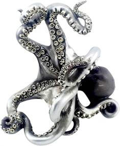 img 3 attached to Octopus Bottle Holder Silver Polystone