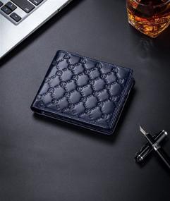 img 3 attached to 🧢 BULLCAPTAIN H204 Men's Accessories and Wallets with Blocking Embossing Capacity: Card Cases & Money Organizers