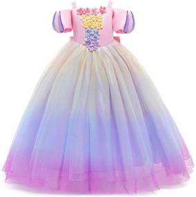img 3 attached to 👑 Exquisite Princess Pageant Dresses for Wedding Bridesmaids and Girls: Elegant Clothing Collection