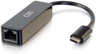 💻 c2g usb adapter: high-speed gigabit ethernet network adapter in black by cables to go 29826 logo
