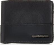 💼 aldo aissa black minimalist wallet: sleek and stylish men's accessory logo