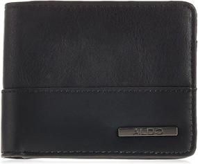 img 4 attached to 💼 Aldo Aissa Black Minimalist Wallet: Sleek and Stylish Men's Accessory