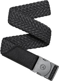img 4 attached to 🎮 Elastic Stretch Woven Belts: Essential Men's Accessories for Arcade-style