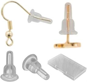 Hypoallergenic Clear Plastic Hook Earrings (Blanks)