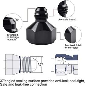 img 1 attached to Улучшите производительность с адаптером EVIL ENERGY AN10 на AN6 для снижения диаметра подающего топливопровода.