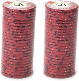 img 3 attached to 🎰 Brybelly Scroll Casino Grade Ceramic Poker Chip 10-Gram – Pack of 50: High-Quality Casino-Style Poker Chips for Ultimate Gaming Experience