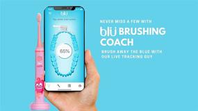 img 3 attached to 🦷 Blu Smart Toothbrush for Kids: App-Enabled Live Tracking & Results Sharing for Healthier Teeth (Pink)