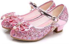 img 3 attached to YING LAN Cosplay Wedding Princess Girls' Shoes - Perfect for Costume Parties & Special Occasions