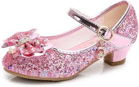 img 4 attached to YING LAN Cosplay Wedding Princess Girls' Shoes - Perfect for Costume Parties & Special Occasions