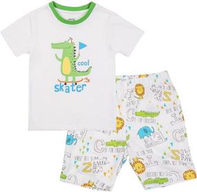 img 2 attached to Froerley Boys Toddler Pajamas: Exciting Dinosaur Sleepwear Sets for Boys