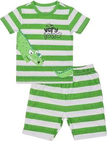 img 3 attached to Froerley Boys Toddler Pajamas: Exciting Dinosaur Sleepwear Sets for Boys