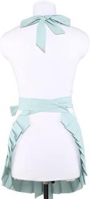 img 3 attached to 👗 NEOVIVA Cotton Flirty Kitchen Apron with Big Pocket for Women: Introducing Style Kathy, with Lining Applied for Extra Functionality