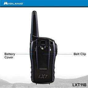 img 1 attached to 📻 Midland - LXT118, FRS Walkie Talkies - Extended Range Two Way Radios with Channel Scan, Hands-Free VOX, Pair Pack (Black)