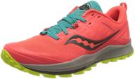 saucony mens peregrine walking black logo