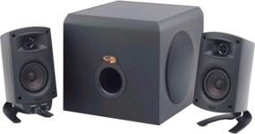 img 1 attached to 🔊 Klipsch ProMedia 2.1 THX Certified Computer Speaker System - 3-Piece Set (1011400) Plus Bluetooth Adapter