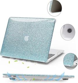 img 1 attached to 📱 iPAPA MacBook Pro 13 inch Case 2020-2016 A2338 M1 A2251 A2289 A2159 A1989 A1708 A1706 - Glitter Hard Shell Case + Keyboard Cover + Screen Protector