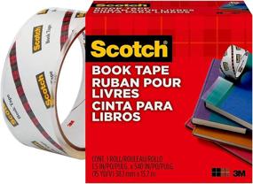 img 1 attached to Scotch(R) Book Tape 845 by 3M - 1.5 Inches x 15 Yards (7382)