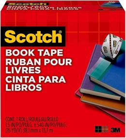 img 4 attached to Scotch(R) Book Tape 845 by 3M - 1.5 Inches x 15 Yards (7382)