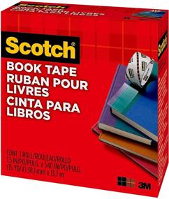 img 3 attached to Scotch(R) Book Tape 845 by 3M - 1.5 Inches x 15 Yards (7382)