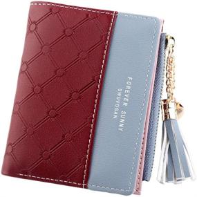 img 4 attached to 👜 Stylish and Functional Belsmi Compact Leather Organizer Wallets - Perfect for Women's Handbags & Wallets