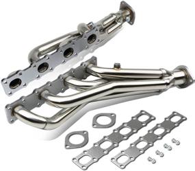 img 4 attached to 🔥 Efficient Performance Upgrade: DNA MOTORING Stainless Steel Header Exhaust Manifold - HDS-NT04-56L-LT