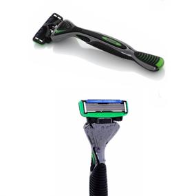 img 2 attached to 🪒 DORCO PACE6 6-Blade System Razor with 4 Refill Blades