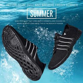 img 2 attached to 👣 Ultimate Water Shoes for Unisex: BELILENT Quick-Drying Aqua Footwear for Swimming, Boating, and Beach Activities