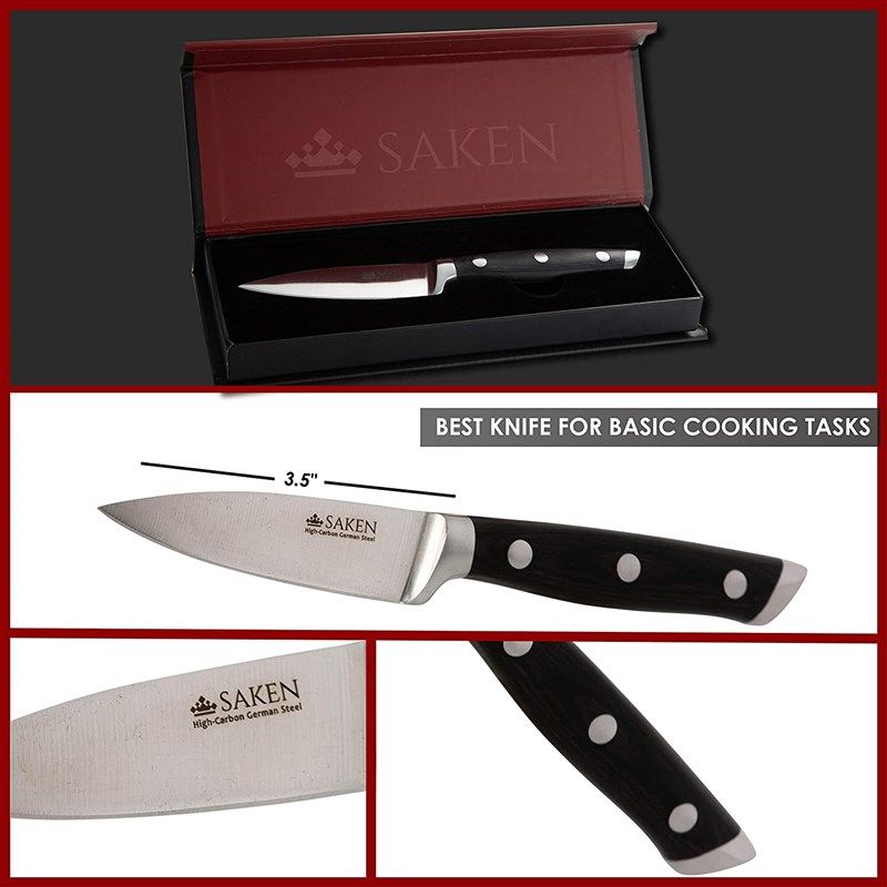 Saken Chef Knife, Pro Kitchen 8-Inch - High Carbon German Steel - Chefs Knife Luxury Gift Box