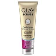 🍊 olay pore perfecting face scrub: vitamin c & dragon fruit power, 4.2 fl oz logo