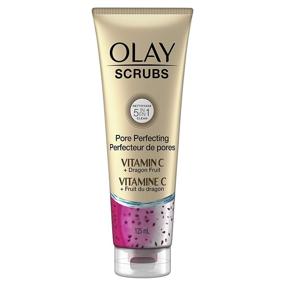 img 4 attached to 🍊 Olay Pore Perfecting Face Scrub: Vitamin C & Dragon Fruit Power, 4.2 Fl Oz