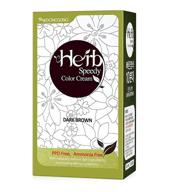 🌿 herb speedy ppd-free hair dye: ammonia-free, dark brown hair color with sun protection - odorless, gentle formula for coloring sensitive scalp, minimizing irritations logo