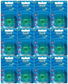 img 1 attached to 🦷 Oral-B Satin Tape Dental Floss 25m, Mint Flavor - Pack of 12 Units