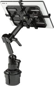 img 4 attached to 🚗 Mount-It! Heavy Duty Carbon Fiber Tablet Mount for Cars - Premium Cup Holder Tablet ELD Mount - iPad 7, Galaxy Tab, & Fire Tablets (MI-7321) - Enhanced SEO