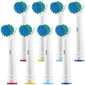 img 4 attached to Pack of 8 Generic Sensitive Brush Heads - Compatible with Oral-B Sensitive Gum Care Electric Toothbrush - Fits Oral-B Braun 7000, Pro 1000, 9600, 500, 3000, 8000 Clean