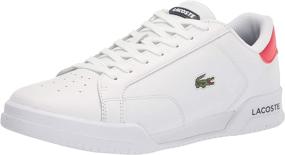 img 4 attached to Lacoste Mens Powercourt Sneakers WHT