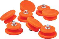 👟 ergodyne trex 6301 ice cleats replacement studs - 8 pack, orange: enhanced traction for slippery surfaces логотип