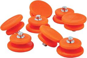 img 2 attached to 👟 Ergodyne TREX 6301 Ice Cleats Replacement Studs - 8 Pack, Orange: Enhanced Traction for Slippery Surfaces