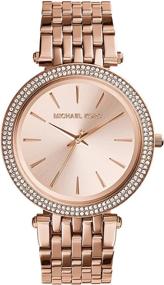 img 4 attached to Женские часы Michael Kors Gold Tone MK3192