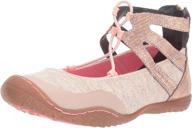 🏻 jambukd pythera girl's outdoor gladiator mary jane flat: durable and stylish footwear for active girls logo