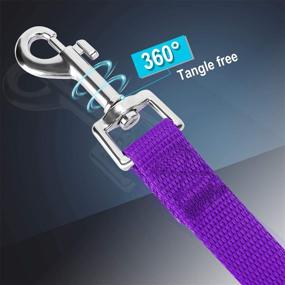 img 1 attached to 🐾 Premium PETESCORT Dog/Puppy/Cat 15 ft, 20 ft, 30 ft, 50 ft Long Leash – Ideal for Training, Playing, and Camping with Small to Medium Dogs or Cats