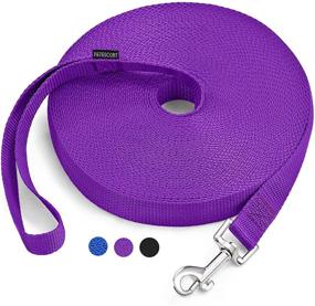 img 4 attached to 🐾 Premium PETESCORT Dog/Puppy/Cat 15 ft, 20 ft, 30 ft, 50 ft Long Leash – Ideal for Training, Playing, and Camping with Small to Medium Dogs or Cats