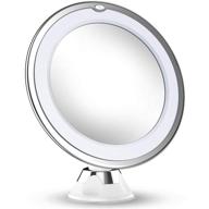 💡 2021 upgraded 10x magnifying makeup vanity mirror with lights, led lighted portable handheld cosmetic magnification mirrors for home tabletop bathroom shower travel logo