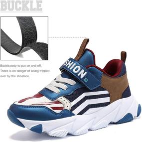 img 2 attached to Running Athletic Lightweight Sneakers Little_Kid Sports & Fitness and Running