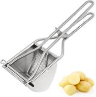 🥔 versatile tophome stainless steel potato ricer: ideal for mashing, baby food, fruits, vegetables, and creamy mashed potatoes logo